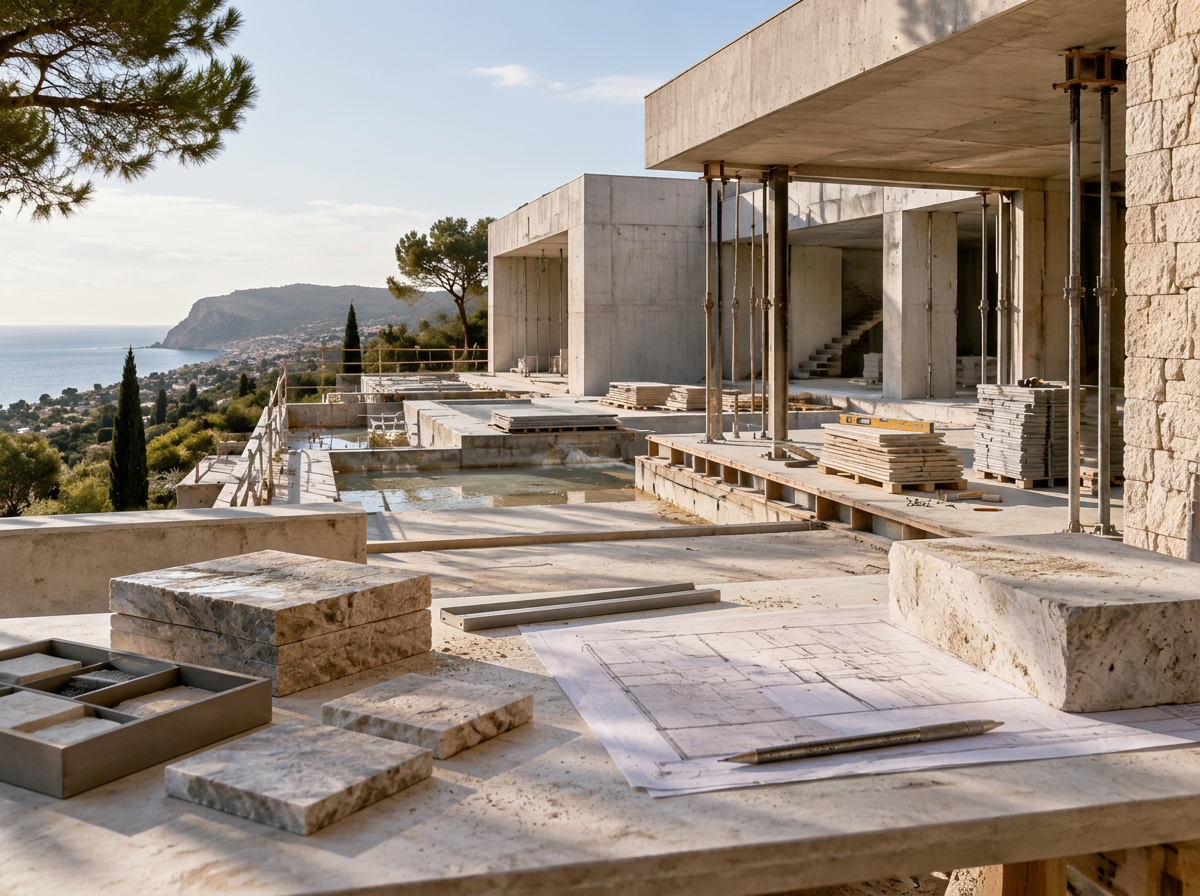 Coordination d’un chantier résidentiel sur la Côte d’Azur